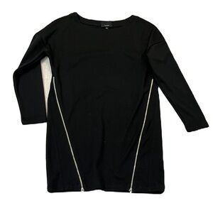 Lumiere Black Crewneck T-Shirt Dress Women’s Large